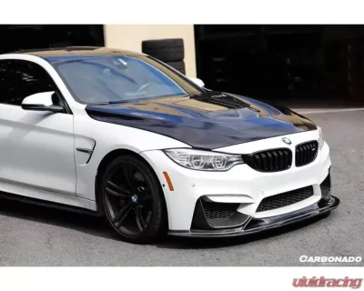 Carbonado Carbon Fiber Reinforced Plastic Front Lip for BMW M3 F80 M4 F82 2014-2020 - CF8468BS-FL