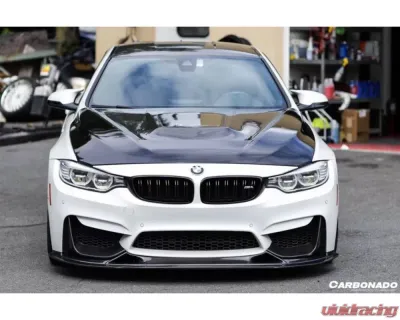Carbonado Carbon Fiber Reinforced Plastic Front Lip for BMW M3 F80 M4 F82 2014-2020 - CF8468BS-FL