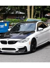 Carbonado Carbon Fiber Reinforced Plastic Front Lip for BMW M3 F80 M4 F82 2014-2020                                     - CF8468BS-FL - Image 7