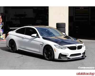 Carbonado Carbon Fiber Reinforced Plastic Front Lip for BMW M3 F80 M4 F82 2014-2020 - CF8468BS-FL