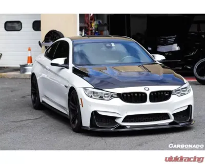 Carbonado Carbon Fiber Reinforced Plastic Front Lip for BMW M3 F80 M4 F82 2014-2020 - CF8468BS-FL