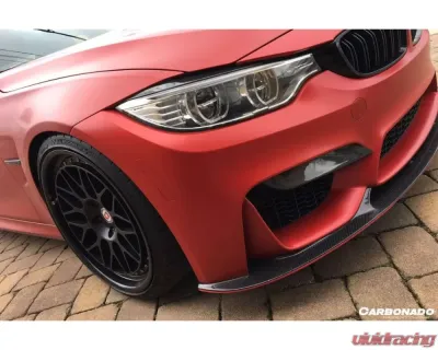 CARBONADO Carbonado CFRP D3 Style Front Lip for BMW M3 F80 M4 F82 2014-2020 - CF8468D3.FL