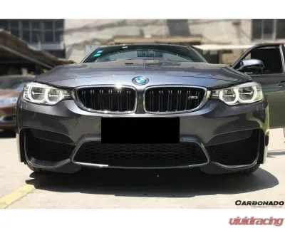 Carbonado CFRP MP Style Front Caps BMW M3 F80 | M4 F82 2014-2020 - CF8468MP.CA