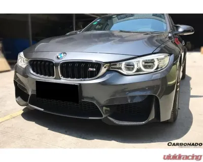 Carbonado CFRP MP Style Front Caps BMW M3 F80 | M4 F82 2014-2020 - CF8468MP.CA