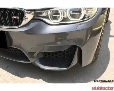Carbonado CFRP MP Style Front Caps BMW M3 F80 | M4 F82 2014-2020 - CF8468MP.CA