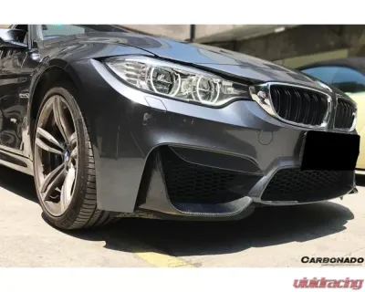 Carbonado CFRP MP Style Front Caps BMW M3 F80 | M4 F82 2014-2020 - CF8468MP.CA