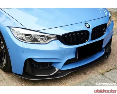 Carbonado Carbon Fiber Reinforced Plastic Front Lip for BMW M3 F80 M4 F82 2014-2020 - CF8468PSM.FL