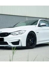Carbonado Carbon Fiber Reinforced Plastic Front Lip for BMW M3 F80 M4 F82 2014-2020                                     - CF8468PSM.FL - Image 7