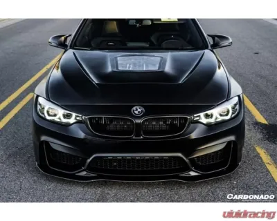 Carbonado Carbon Fiber Reinforced Plastic Front Lip for BMW M3 F80 M4 F82 2014-2020 - CF8468PSM.FL