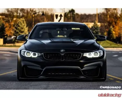 Carbonado Carbon Fiber Reinforced Plastic Front Lip for BMW M3 F80 M4 F82 2014-2020 - CF8468PSM.FL