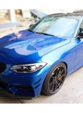 Carbonado CFRP EXOT Style Front Canards - M-Tech Only BMW 2 Series F22 | F23 2013-2016                                     - CF8469EXO.CRD - Image 4
