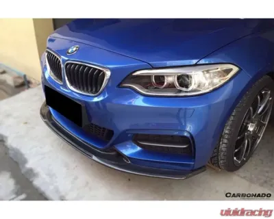 Carbonado CFRP EXOT Style Front Lip for BMW 2 Series F22/F23 2013-2016 - CF8469EXO.FL
