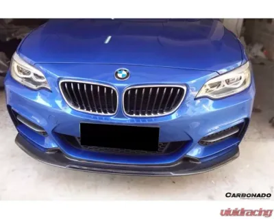 Carbonado CFRP EXOT Style Front Lip for BMW 2 Series F22/F23 2013-2016 - CF8469EXO.FL
