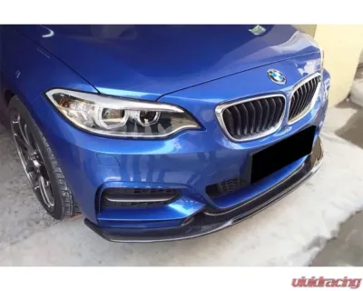 Carbonado CFRP EXOT Style Front Lip for BMW 2 Series F22/F23 2013-2016 - CF8469EXO.FL