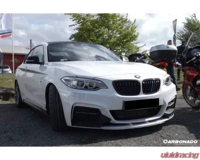 Carbonado Carbonado CFRP MP Style Front Lip for BMW 2 Series F22/F23 2013-2016 - CF8469MP.FL
