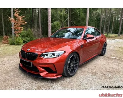 Carbonado CFRP AC Style Front Lip BMW M2 | M2C F87 2016-2021 - CF8474AC.FL