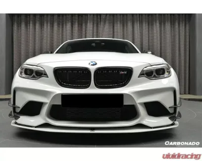 Carbonado CFRP AC Style Front Lip BMW M2 | M2C F87 2016-2021 - CF8474AC.FL