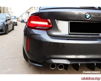Carbonado FGCF VRS Style Rear Lip BMW M2 F87 2016-2020 - FGCF8477VRS-RL