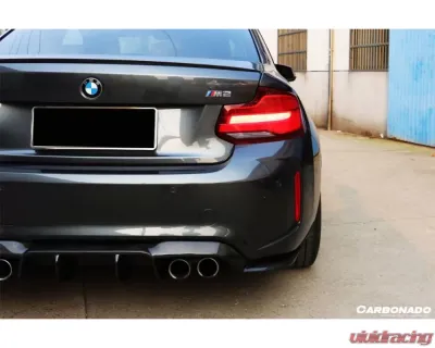 Carbonado FGCF VRS Style Rear Lip BMW M2 F87 2016-2020 - FGCF8477VRS-RL
