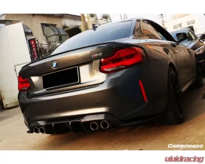 Carbonado FGCF VRS Style Rear Lip BMW M2 F87 2016-2020 - FGCF8477VRS-RL