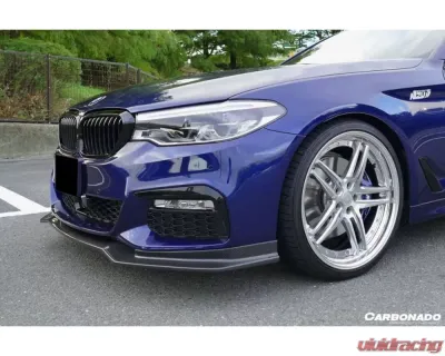 Carbonado CFRP ECC Style Front Lip BMW 5 Series G30 | G38 M-Tech 2017-2019 - CF8479ECC-FL