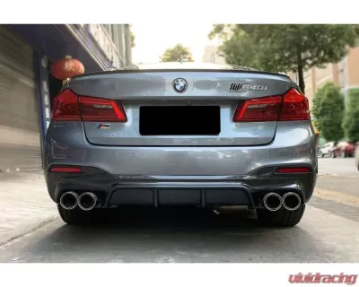 Carbonado FGCF ECC Style Rear Lip BMW 5 Series G30 | G38 M-Tech 2017-2019 - FGCF8479ECC-RD