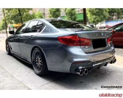 Carbonado FGCF ECC Style Rear Lip BMW 5 Series G30 | G38 M-Tech 2017-2019 - FGCF8479ECC-RD
