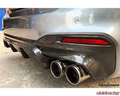 Carbonado FGCF ECC Style Rear Lip BMW 5 Series G30 | G38 M-Tech 2017-2019 - FGCF8479ECC-RD