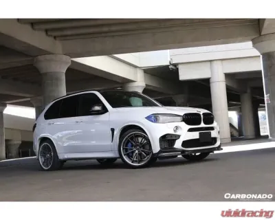 Carbonado CFRP 3D Style Front Lip BMW X5M | X6M 2015-2019 - CF8480D3-FL