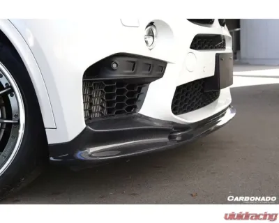 Carbonado CFRP 3D Style Front Lip BMW X5M | X6M 2015-2019 - CF8480D3-FL