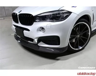 Carbonado CFRP 3D Style Front Lip BMW X5M | X6M 2015-2019 - CF8480D3-FL