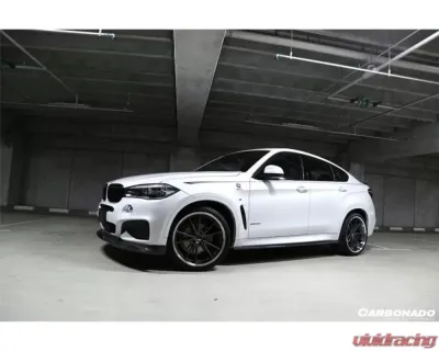 Carbonado CFRP 3D Style Front Lip BMW X5M | X6M 2015-2019 - CF8480D3-FL
