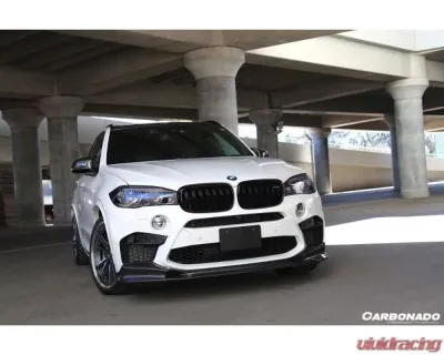 Carbonado CFRP 3D Style Front Lip BMW X5M | X6M 2015-2019 - CF8480D3-FL