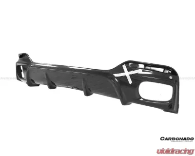 Carbonado FGCF 3D Style Rear Lip BMW X6 F16 M-Tech 2014-2019 - FGCF8481D3-RD