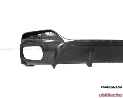Carbonado FGCF 3D Style Rear Lip BMW X6 F16 M-Tech 2014-2019 - FGCF8481D3-RD