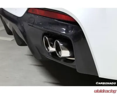 Carbonado FGCF 3D Style Rear Lip BMW X6 F16 M-Tech 2014-2019 - FGCF8481D3-RD