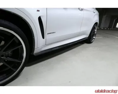 Carbonado CFRP 3D Style Side Skirts BMW X6 F16 M-Tech 2014-2019 - CF8481D3-SS