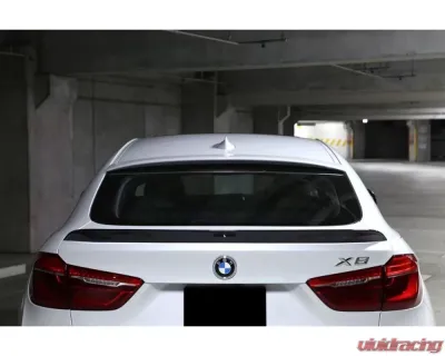 Carbonado CFRP 3D Style Trunk Spoiler BMW X6 F16 M-Tech 2014-2019 - CF8481D3-TS