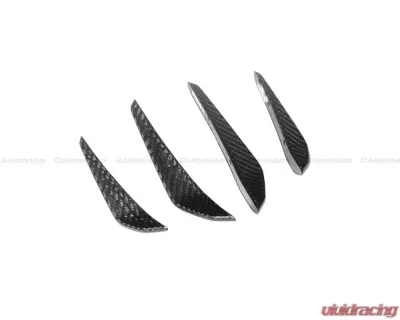 Carbonado CFRP MP Style Front Canards BMW M3 | M4 2021+ - CF8485MP-CRD