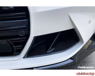 Carbonado CFRP MP Style Front Bumper Air Vents BMW M3 | M4 2021+ - CF8485MP-FBV