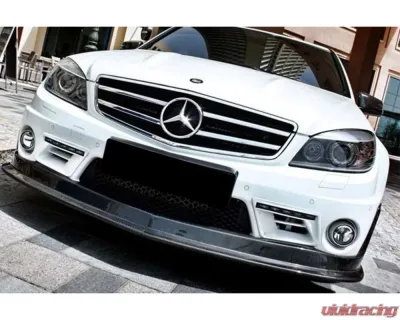 Carbonado CFRP L2 Style Front Lip for Mercedes Benz C63 AMG W204.1 2008-2011 - CF8491AMG.L2