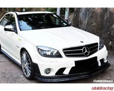 Carbonado CFRP L2 Style Front Lip for Mercedes Benz C63 AMG W204.1 2008-2011 - CF8491AMG.L2