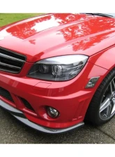 Carbonado Carbon Fiber Front Lip for Mercedes Benz C63 AMG W204.1 2008-2011                                     - CF8491AMG.L - Image 3