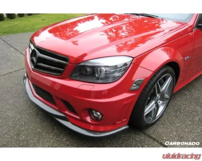 Carbonado Carbon Fiber Front Lip for Mercedes Benz C63 AMG W204.1 2008-2011 - CF8491AMG.L