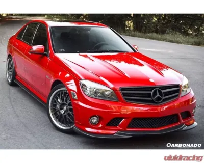Carbonado Carbon Fiber Front Lip for Mercedes Benz C63 AMG W204.1 2008-2011 - CF8491AMG.L