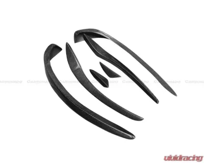 Carbonado CFRP RZS Style Front Canards Mercedes Benz CLA Sport | CLA45 AMG W117 2014-2016 - CF8496RZR.CA
