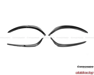 Carbonado CFRP RZS Style Front Canards Mercedes Benz CLA Sport | CLA45 AMG W117 2014-2016 - CF8496RZR.CA