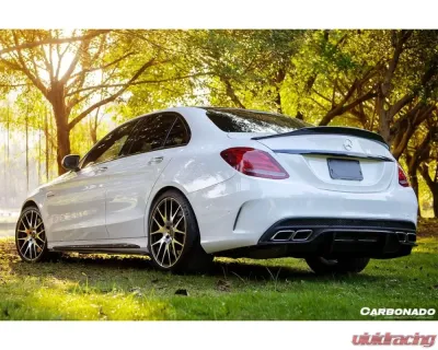 Carbonado Carbonado CFRP PS Style Trunk Spoiler for Mercedes Benz C-Class W205 2015-2021 - CF8502BKSS.TS