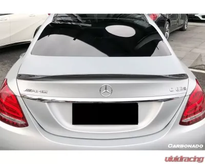Carbonado Carbonado CFRP PS Style Trunk Spoiler for Mercedes Benz C-Class W205 2015-2021 - CF8502BKSS.TS