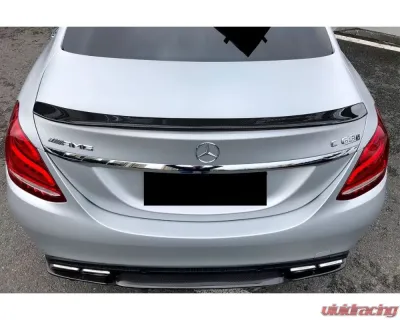 Carbonado Carbonado CFRP PS Style Trunk Spoiler for Mercedes Benz C-Class W205 2015-2021 - CF8502BKSS.TS